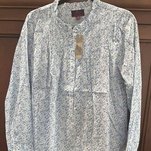 J Crew Smocked Liberty Blouse